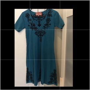 JWLA embroidered, short sleeved dress